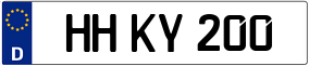 Truck License Plate